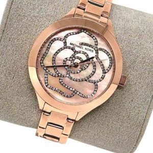 Michael Kors Rose Gold Womens Slim Runway MK3993 Watch